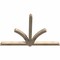 Ekena Millwork Redmond Rough Sawn Timber Gable Bracket, Douglas Fir, 84"W x 56"H x 4"D x 4"F, 16/12 Pitch GBW084X56X0404RED00RDF - alternate 4